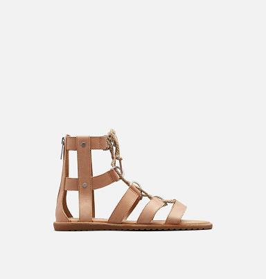 Sorel Ella Shoes UK - Womens Sandals Beige (UK2615783)